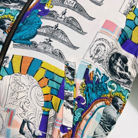 Vintage Silk Robert Stock Golf Retro Windbreaker Medium - Picture 4 of 10